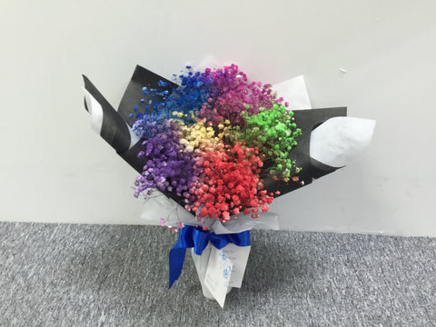 Colourful Baby Breath Bouquet      - FBQ14689