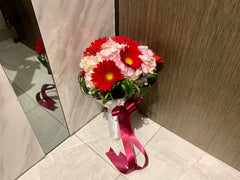Hydrangea & Gerbera Bridal Bouquet- WED4471
