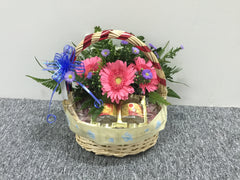Bird Nest & Fresh Flower - FRB5586