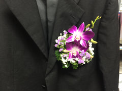 Double Orchid Corsage  - WED0284