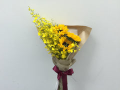 Sunflower & Orchid Bouquet  - FBQ1382