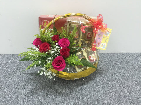Bird's Nest with Fresh Flower  - TOB5847