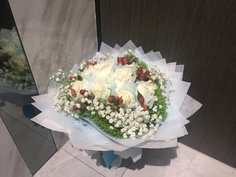 Rose & Baby Breath    - FBQ1335