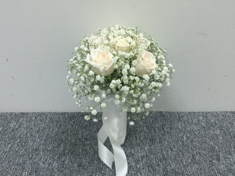 Simple Rose Bridal Bouquet - WED2112