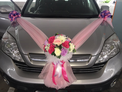 Purple/Pink Theme Car Decoration - WED0662