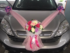 Purple/Pink Theme Car Decoration - WED0662