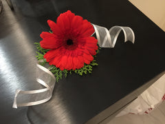 Fresh Gerbera Wrist Corsage - WED0574