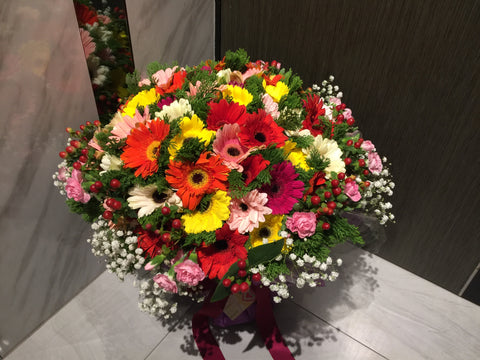 Colourful Gerbera Bouquet         - FBQ1445