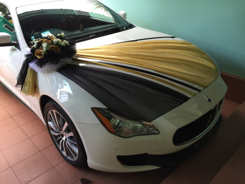 Creative Theme Car Decoration( Black/Gold)      - WED0722