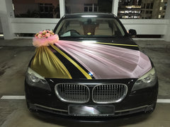 Creative Theme Car Decoration( Gold/Pink) - WED0729