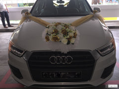 Gold / White Theme Car Decoration     - WED0753