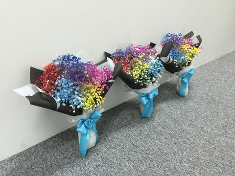 Colourful Baby breath Bouquet -  FBQ1347