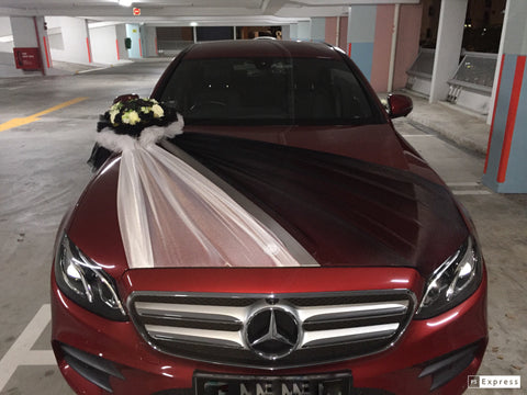 Creative Theme Car Decoration( Black/white )      - WED0727