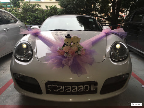 wedding Bear Theme Car Decoration     - WED0674