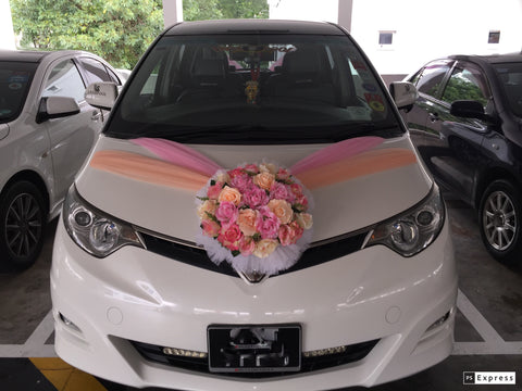 Simple Theme Car Decoration - WED0782